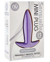 Nu Sensuelle Mini Butt Plug - Purple - £57.31 GBP