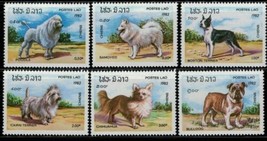 Laos 405-410 MNH Dogs Animals Bulldog Chihuahua Terrier ZAYIX 031822S79M	 - £2.07 GBP