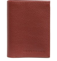 Longchamp Le Pliage Leather ID Card Holder Case Compact Wallet ~NIB~ CHE... - £66.21 GBP
