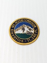 Mt. Hood Oregon Elevation 11,240 Souvenir Round Embroidered Patch Badge ... - $11.87