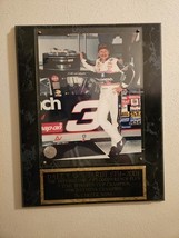 Vintage Dale Earnhardt Sr. &quot;Daytona 500 Winner&quot; Black Plaque 15&quot; x 12&quot; - $19.75