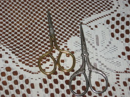 Embroidery Scissors-2 Styles-Vintage- 3.5 in.- USA - $10.95 CAD