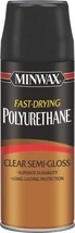 New Minwax 33055000 Polyurethane 11.5OZ Spray Clear SEMI-GLOSS Fast Dry 6179832 - £26.37 GBP