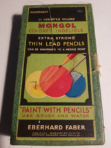 Vintage Eberhard Faber Mongol  22 Colored Pencils No. 743 Made In USA - £15.81 GBP
