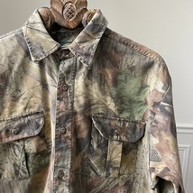 Cabela’s Advantage Timber Leaf Camouflage Long Sleeve Button Down Shirt L - $429.34 MXN