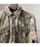 Cabela’s Advantage Timber Leaf Camouflage Long Sleeve Button Down Shirt L - $424.59 MXN
