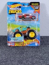 Hot Wheels Monster Trucks Night Shifter 1/64 Duos Pack with Car - £4.83 GBP