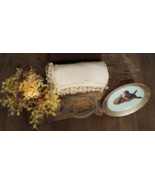 Piapura Muslin  pique Swaddling Blanket 39 x 47 pompom blanket new - $17.64 CAD