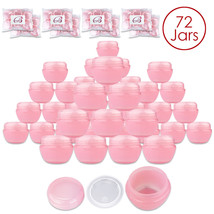 Beauticom (72 Pieces) 50G/50Ml High Quality Pink Ov Container Jars - £77.04 GBP