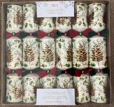 New Pier 1 Imports 6 Pc Christmas Holiday Origami large Party crackers acorn - £23.62 GBP