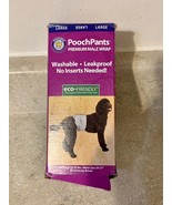 Large PoochPant Male Wrap Washable Resuable Diaper Leakproof NEW 33-55 lb - $16.83