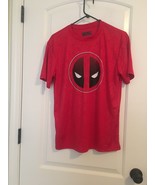 Marvel Deadpool Red T-Shirt Activewear Short Sleeve Size Small - £33.53 GBP