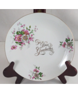Saji Fine China For A Dear Grandmother Floral 8.5&quot; Decorative Plate Japan - €12,46 EUR