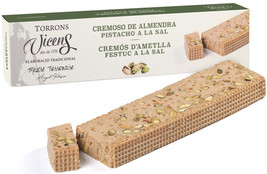 Vicens Agramunt&#39;s Torrons - Creamy Almond and Salted Pistachio Nougat - 10.58oz - £28.67 GBP