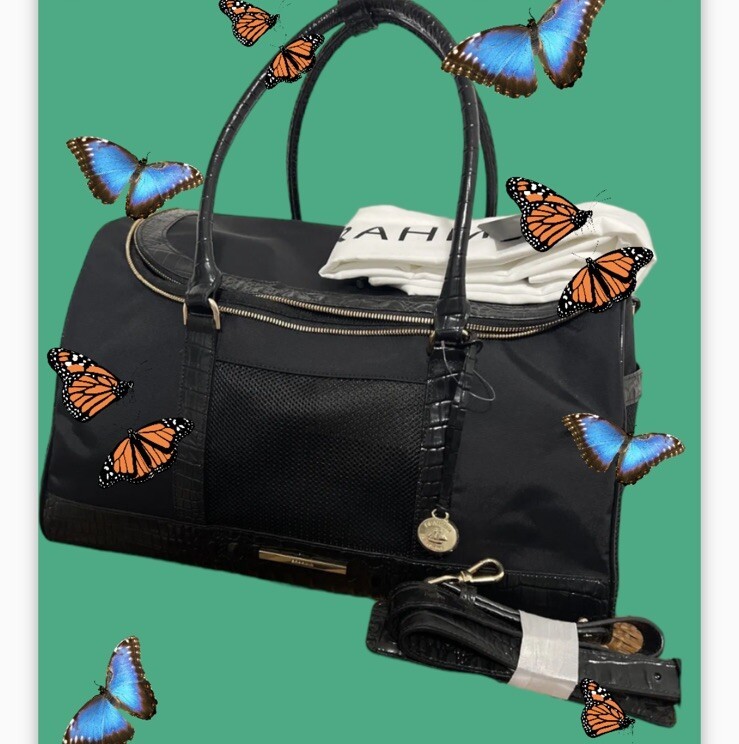 NWT Brahmin Pet Carrier Back Melbourne Genuine Leather $495 - $269.97