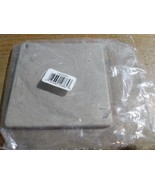 ALLIED MOULDED H9344, 4&quot; Square Beige/Tan Fiberglass BOX™ Blank Cover - $6.84 CAD