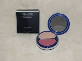 AVON Hydra Finish Cheek Color and Highlighter 12.5 g .44 oz Pink Rain Co... - £19.44 GBP