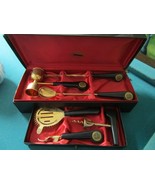 BAR TOOLS Retro 22k Gold Plated Black Bakelite 1950s MidCentury Bartendi... - €107,54 EUR