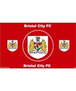 Bristol City Football Club Flag 3x5ft Polyester Banner Red - $20.99