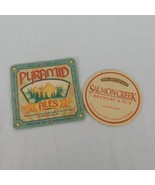 Lot of 2 Pacific NW Washington State Beer Coaster Mats Pyramid Ales Salm... - £4.70 GBP