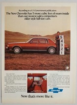 1977 Print Ad Chevrolet Caprice Classic Sedan Chevy More Passenger Room - £13.49 GBP