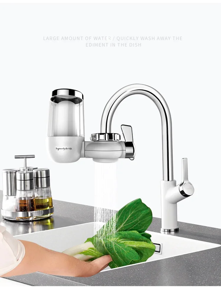 portable kitchen wash room use  pottery filter tap water purify machine - $107.44