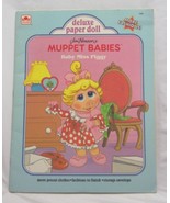 Vintage 1991  Jim Henson The Muppet Babies PAPER DOLL SET GOLDEN BOOK NEW - $25.05 CAD