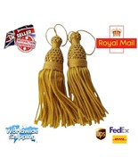 Gold &amp; Silver Bullion Tassels pair&quot;12CM&quot; For Army Uniform&#39; church Vestme... - £11.35 GBP