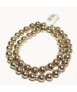 Swarovski Element Ladies Pearl Necklace and Earrings set Copper Colour 17&quot; - €65,60 EUR