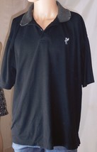 Ashworth Men&#39;s Polo Shirt - Size XL - Black - Polyester - Made in the USA! - $13.51