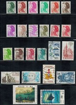 FRANCE Sc# 1783 // 1898 U &amp; MNH Lot of 40 stamps Postage(1982-1983) - £6.89 GBP