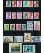 FRANCE Sc# 1783 // 1898 U &amp; MNH Lot of 40 stamps Postage(1982-1983) - €7,69 EUR