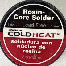 Rosin Core Solder Wire Powered by Cold heat Lead Free - $7.59