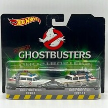 Hot Wheels Classic Ghostbusters Ecto-1 and Ecto-1A Set #DVG08 New NRFP 2015 1:64 - £29.78 GBP