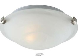 Volume Lighting-1-Light Indoor Brushed Nickel Mini Semi-Flush Mount For ... - $39.00 CAD