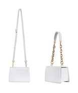Ladies Casual Chain Hand/Shoulder Bag - White - £53.44 GBP