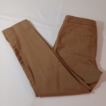 Banana Republic Women&#39;s Sloan Straight Cut Fit Cotton Blend Brown Pants ... - €17,78 EUR