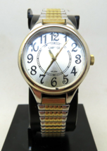 Carriage by Timex Gold Tone Womens Quartz Analog WR 30M Watch New Battery - $13.30