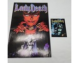 Lady Death Between Heaven And Hell Part III Comic Book And Trading Card - $14.84