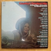 Country&#39;s 20 Greatest Hits LP Vinyl Record Columbia Records - 2 LP Set - £6.13 GBP