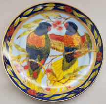 Rainbow Lorikeet Franklin Mint Heirloom Collector Plate Artist Robert Hin - £18.33 GBP