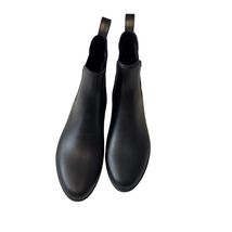 Mercantile Black Chelsea Rain Boots Women’s Size 7 Waterproof Ankle Booties - $24.70