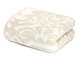 Kashwere Damask Malt and Cream Throw Blanket - £144.23 GBP
