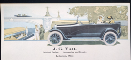 Antique J.G. Vail OAKLAND Automobile Dealer Letterhead ~ Lebanon Ohio - £75.66 GBP