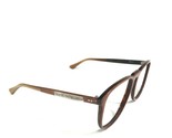 Vintage Buffalo Horn Eyeglasses Frames Brown Square Full Rim Roosli 54-1... - $139.88