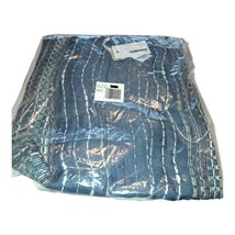 Womens Sonoma Ruana Shawl Beach Coverup Textured Striped Blue One Size NWT - £31.64 GBP