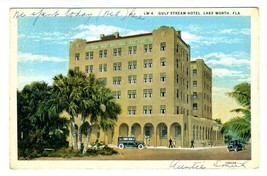 Gulf Stream Hotel Postcard Lake Worth Florida Kiwanis Ladies - $15.82