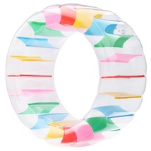 Inflatable Water Wheel, 47 Inches Giant Roller Float, Colorful Swimming Pool Flo - £43.57 GBP