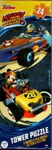 Disney Mickey &amp; The Roadster Racers - 24 Piece Tower Jigsaw Puzzle v2 - £7.77 GBP
