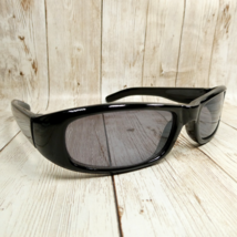 Women&#39;s Vintage Retro Black Gloss Wrap Fashion Sunglasses New, Old Stock... - $275.22 MXN